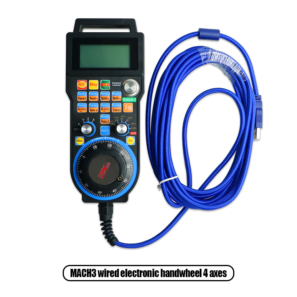 HLTNC WHB04B Wireless Pulse Generator LHB04B Wired Support Mach3 System 4 Axis 6 Axis Electronic Handwheel Pendant Pulse For CNC Router Suit For NVUM Interface Board