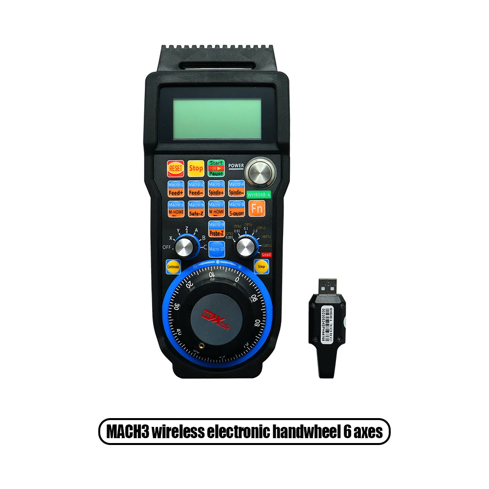 HLTNC WHB04B Wireless Pulse Generator LHB04B Wired Support Mach3 System 4 Axis 6 Axis Electronic Handwheel Pendant Pulse For CNC Router Suit For NVUM Interface Board