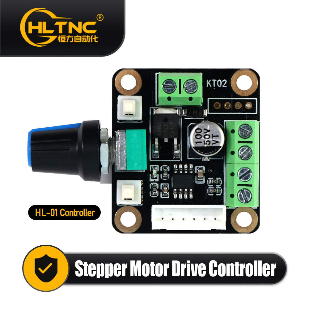 HLTNC HL-01 Stepper Motor Drive Board Motion Controller Pulse Signal Generator Simple Speed Controller Fast Slow Forward Reverse Start Stop Precise Positioning