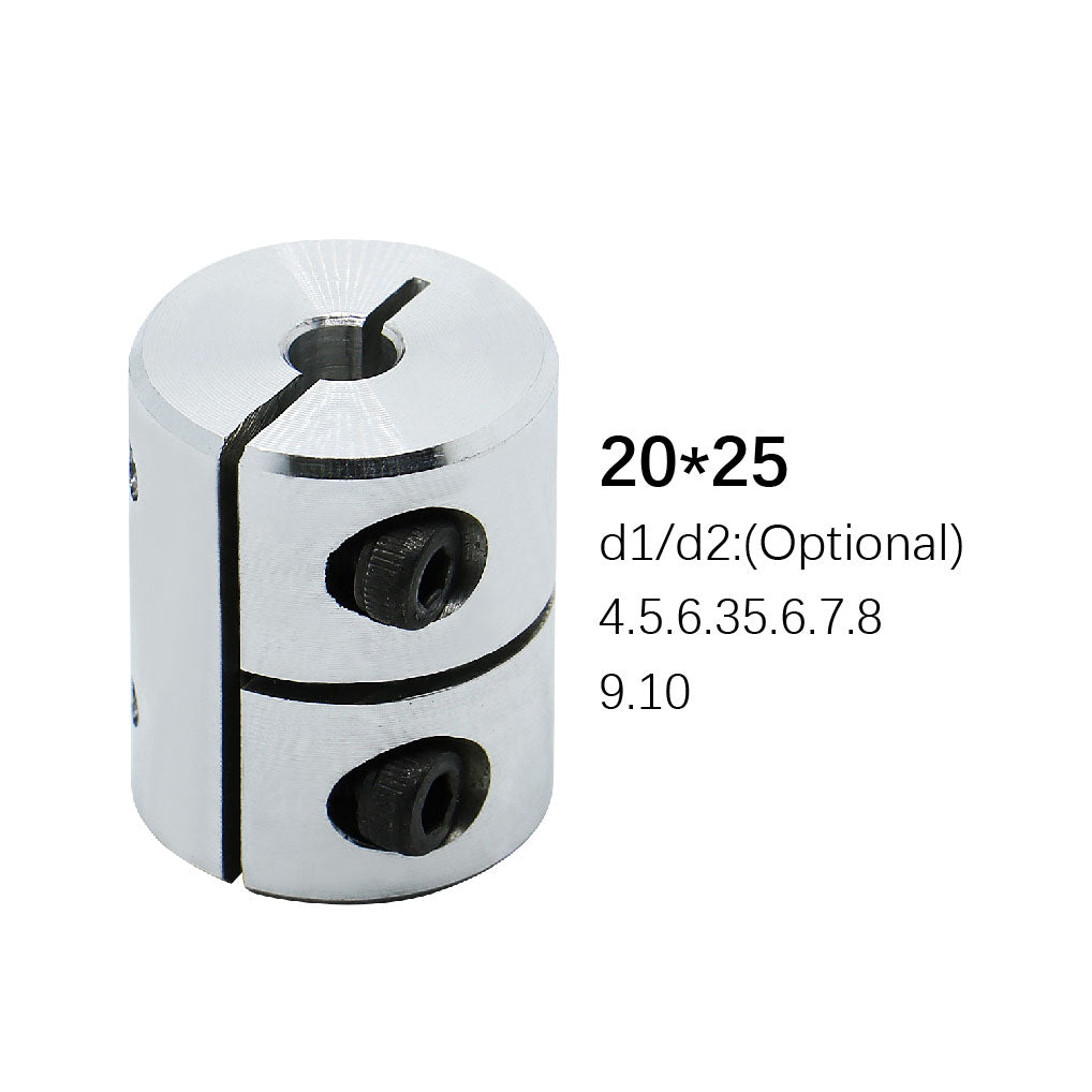 Aluminium Plum-Kupplung Flexibel – D20L25, 2-Backen, Für Wellen 4-10mm – Für 3D-Drucker, CNC & Motoren Aluminium Plum-Kupplung Flexibel – D20L25, 2-Backen, Für Wellen 4-10mm – Für 3D-Drucker, CNC & Motoren