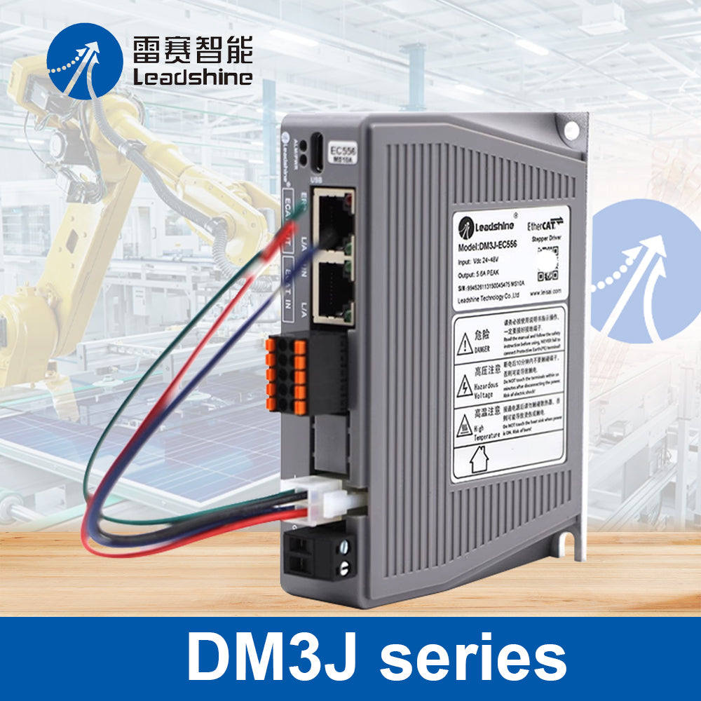 Leadshine DM3J Series EtherCAT Bus Stepper Driver EC522 EC556 EC570 EC882 20V To 50V 80V 2.2A 5.6A 7A 8.2A DC Suit For 42 57 60 Stepper Motor
