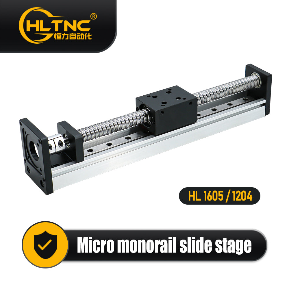 HLTNC HL1204 HL1605 Micro Monorail Guide Slide Table Module XYZ Axis M