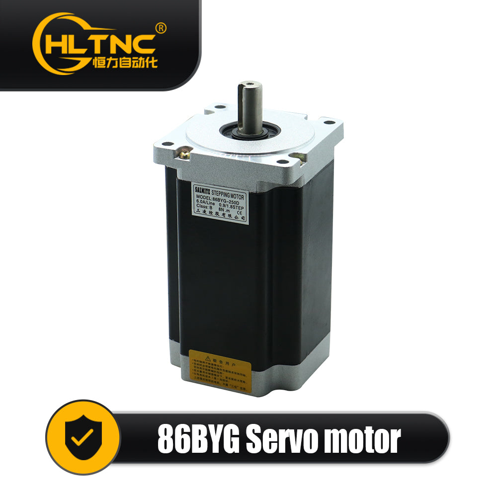 HLTNC Nema34 Three-Phase Stepper Motor Kit Flange 86 3 Phase Stepper Motor 4Nm 6Nm 8Nm 12Nm High Torque Three-Phase 220V With DM3522 Driver For Robotic Arm Automation Lathe