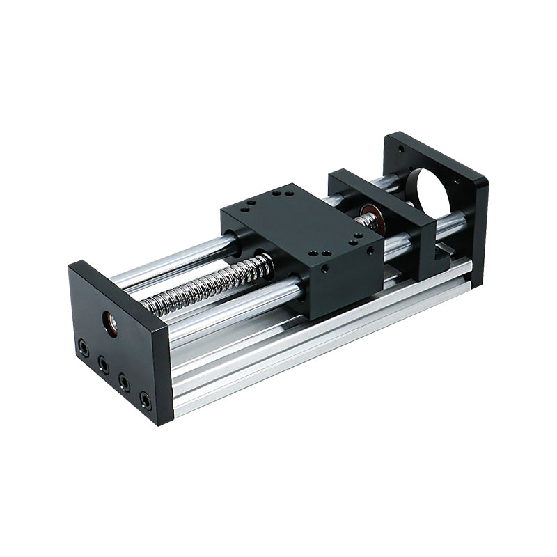 HLTNC HL80 Black Optical Axis Slide Table Module XYZ Axis Motion Automation Module Linear Module For Nema17 Nema23 Stepper Motor Automatic Robotic Arm