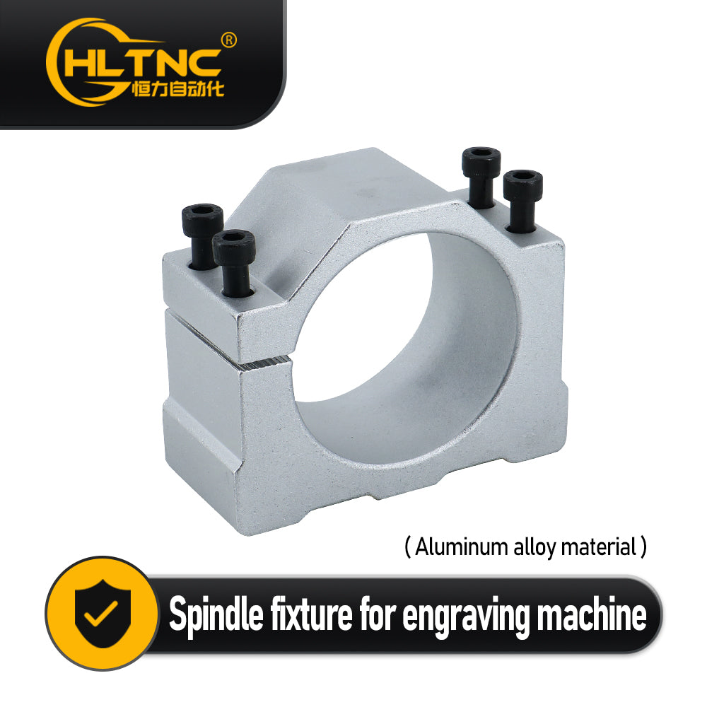 Spindle Rest Fixture HLTNC 4 Hole Spindle Fixture Aluminum Seat Spindle Seat Spindle Holder