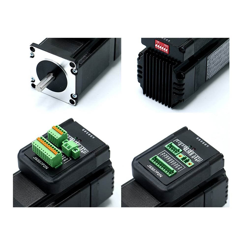 HLTNC JSS57P 1.5N.m 2N.m 3N.m Integration Closed Loop Stepper Motor Single Shaft 8mm with communication function