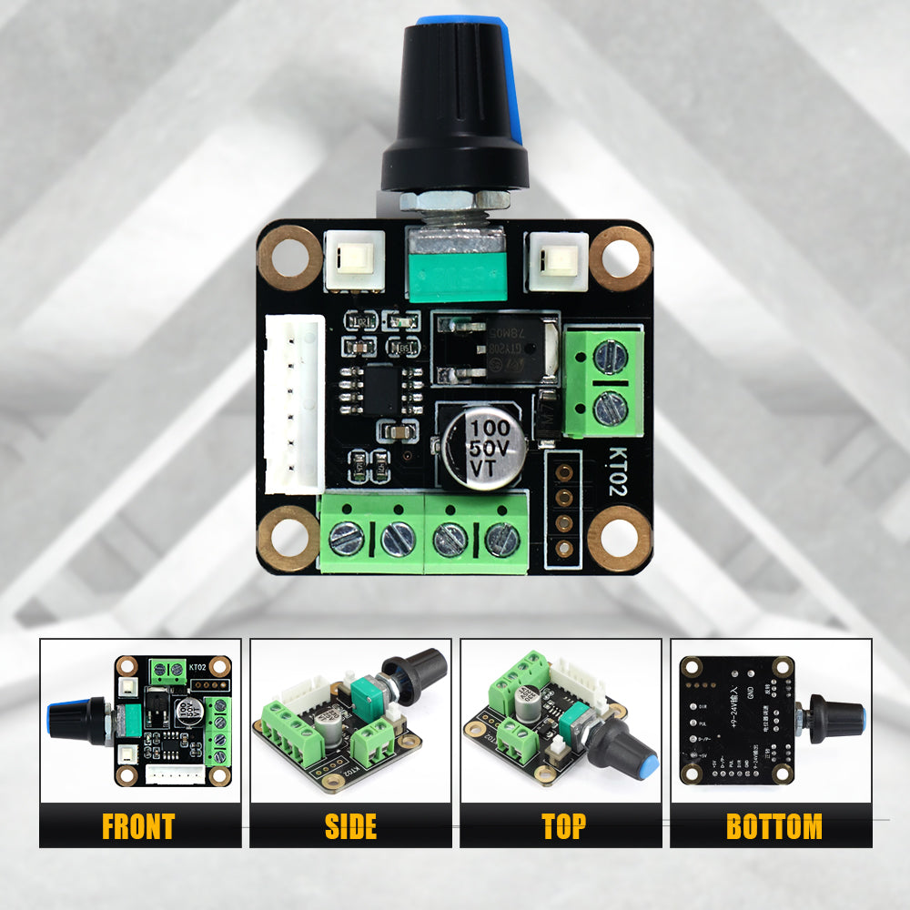 HLTNC HL-01 Stepper Motor Drive Board Motion Controller Pulse Signal Generator Simple Speed Controller Fast Slow Forward Reverse Start Stop Precise Positioning