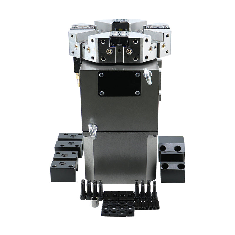 HLTNC HAK31 Series Six Eight Station Horizontal CNC Turret Rotating Tower Electric Tool Holder 380V HAK 63 80 100 125 For Lathe Turning Complex Parts Processing