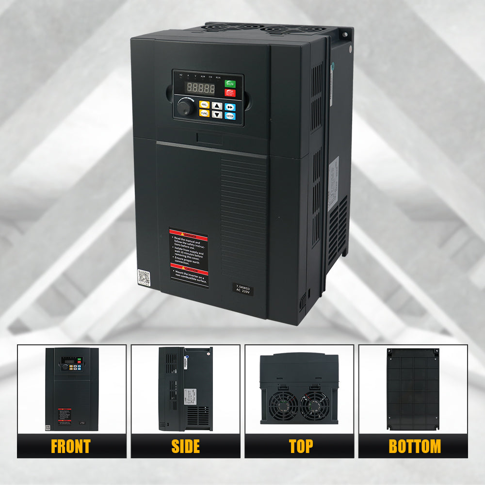 HLTNC HS720 Inverter 7.5kw 11kw 55kw To 280kw High Power Three Phase AC 380V 0-500HZ 0-3200hz Dual Screen Heavy Duty Frequency Converter