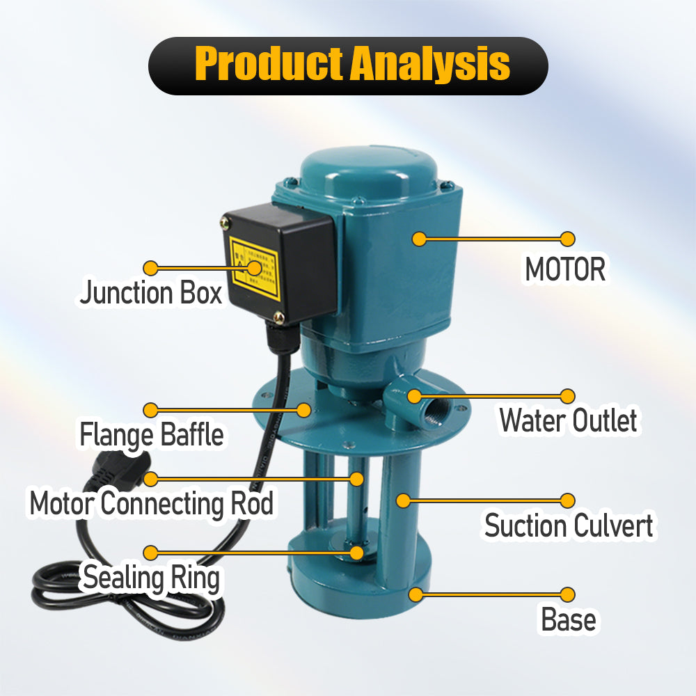 HLTNC CNC Water Pump 40W 50HZ 220V 380V Colling Pump DB-12 All Copper