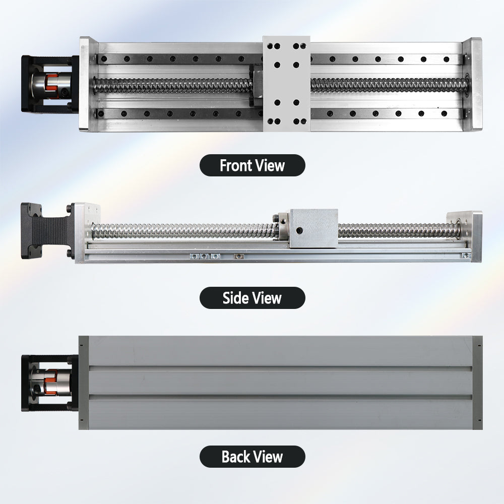 HLTNC HL15100 HL2080 Double-Track Slide Table Module Kit + 57 Stepper Motor Or 60 Servo Motor + Controller + Switch + DM556 Driver For Automatic Robotic Arm