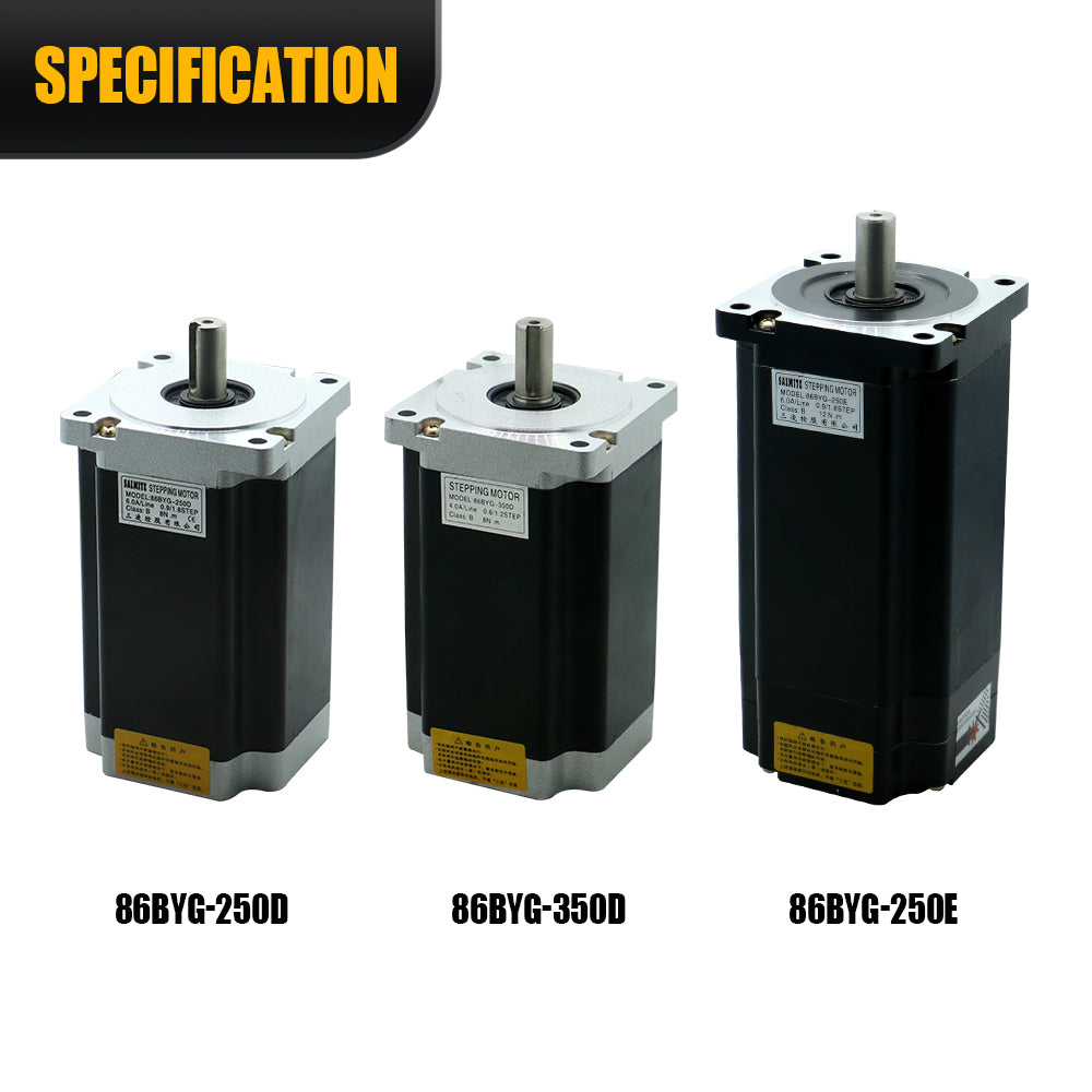 HLTNC Nema34 Three-Phase Stepper Motor Kit Flange 86 3 Phase Stepper Motor 4Nm 6Nm 8Nm 12Nm High Torque Three-Phase 220V With DM3522 Driver For Robotic Arm Automation Lathe