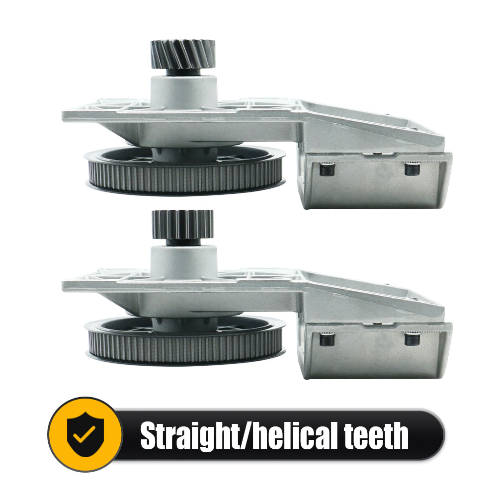 HLTNC 2m Module Standard Cnc Router Use Ration 5:1 Gearbox Left Helical Belt Reducer For Nema34 Motor Cast Aluminum Materials