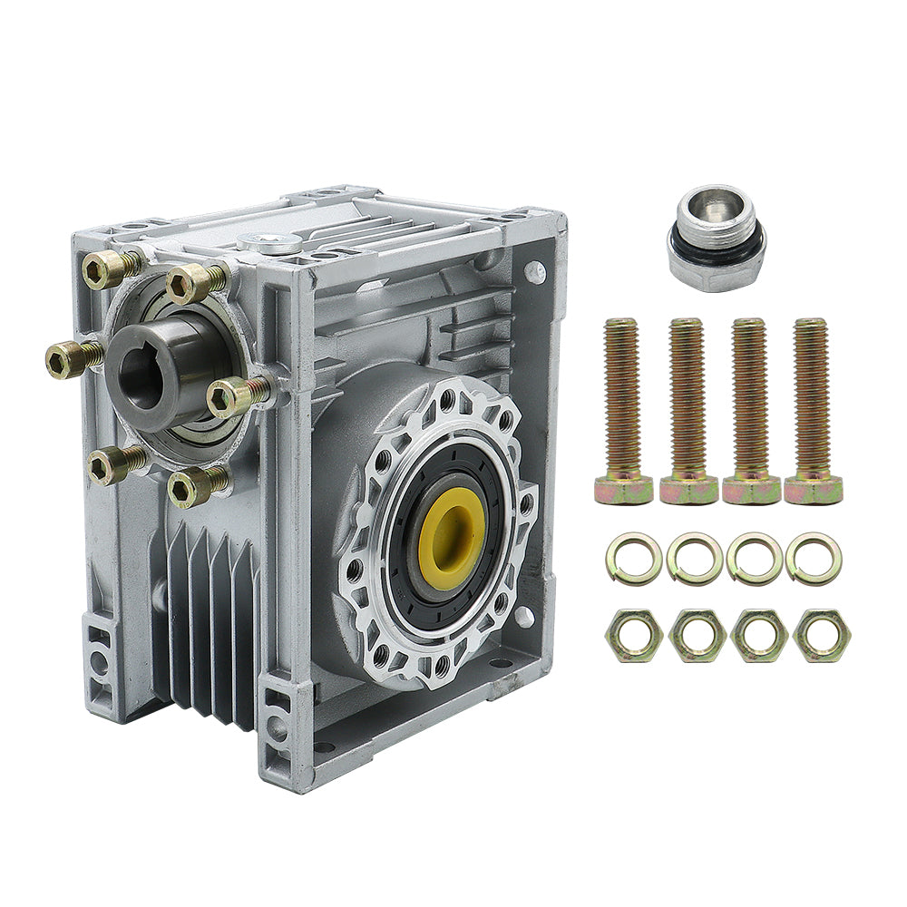 Square Reducer HLTNC New NMRV63 Circular Flange Square Flange Worm Reducer 0.25kw to