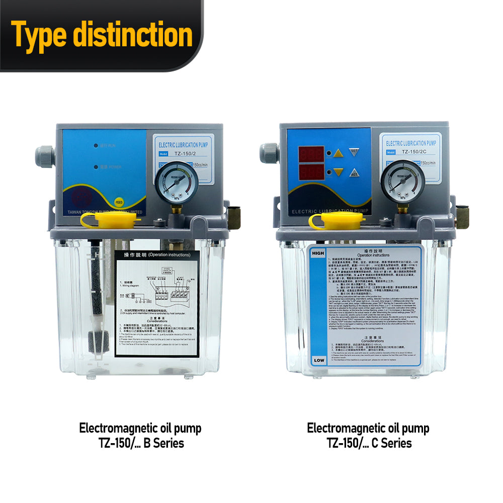HLTNC 2L 3L 4L Lubricant Pump Automatic Lubricating Oil Pump with Pressure Gauge Semi Automatic or PLC control For CNC Lathe
