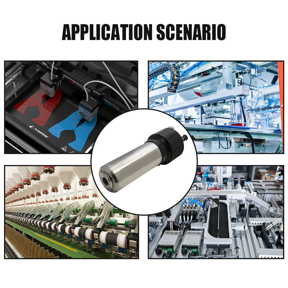 HLTNC HQD ATC Spindle 2.2kw AC220v Automatic Tool Changing Spindle 800Hz 24000RPM ISO20 Tool Holder Water Cooled For CNC