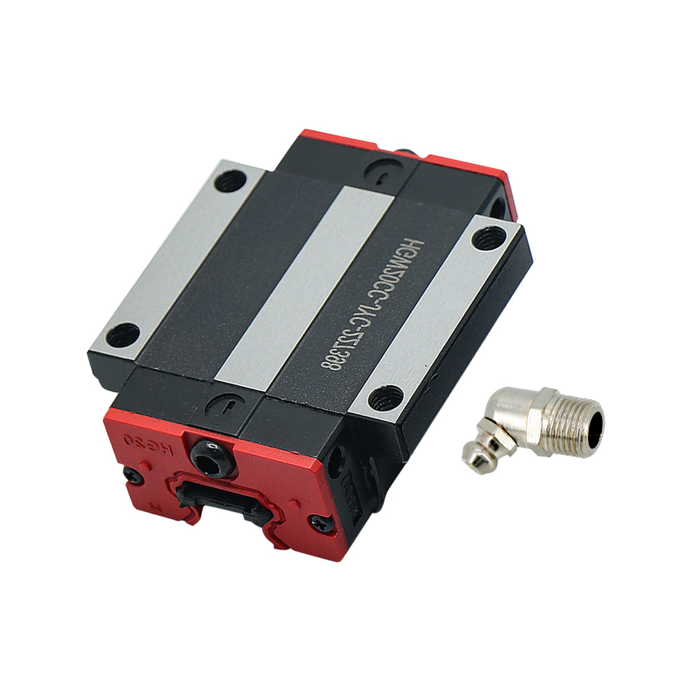 HLTNC HGW20CC Linear Guide Block HGR20 Flange Carriages with Grease Nipple Linear Rail Bearing For CNC Router