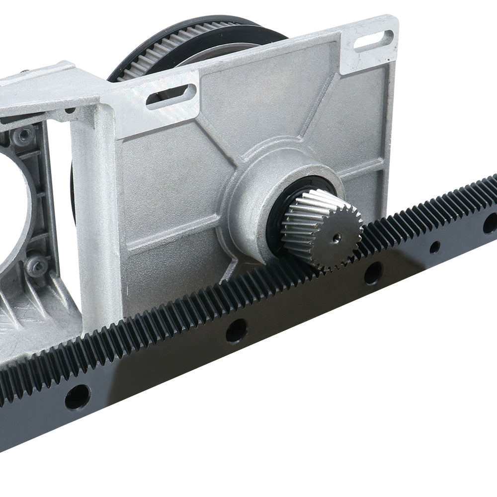 Mod 2 Gear Rack HLTNC 2 Mod 20x20 Straight Teeth Helical Rack 1000mm 1m 20*20 Blackene