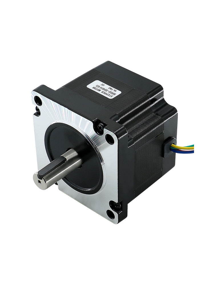 HLTNC Nema 34 Open Loop Stepper Motor 2 Phase 86HS65 3.2N.m 4A 457ozin 4-lead DC Engine with 14mm shaft for CNC Router high torque