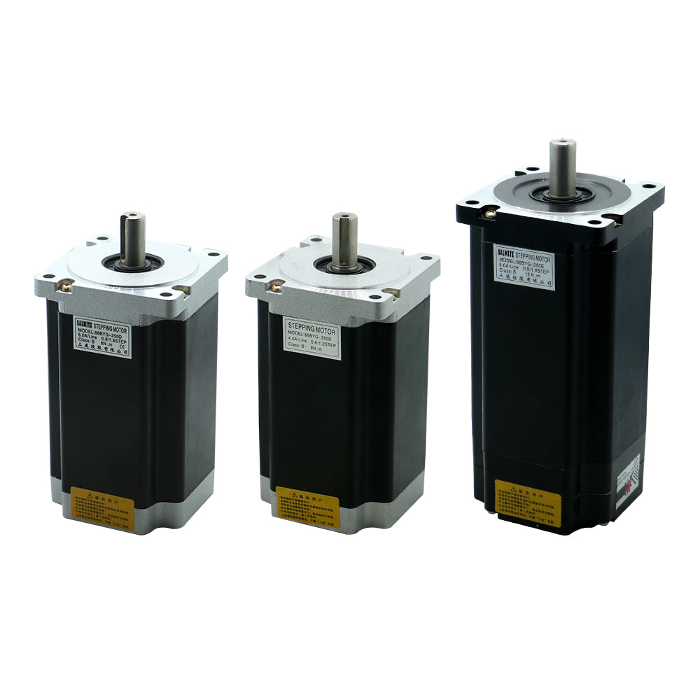 HLTNC Nema34 Three-Phase Stepper Motor Kit Flange 86 3 Phase Stepper Motor 4Nm 6Nm 8Nm 12Nm High Torque Three-Phase 220V With DM3522 Driver For Robotic Arm Automation Lathe