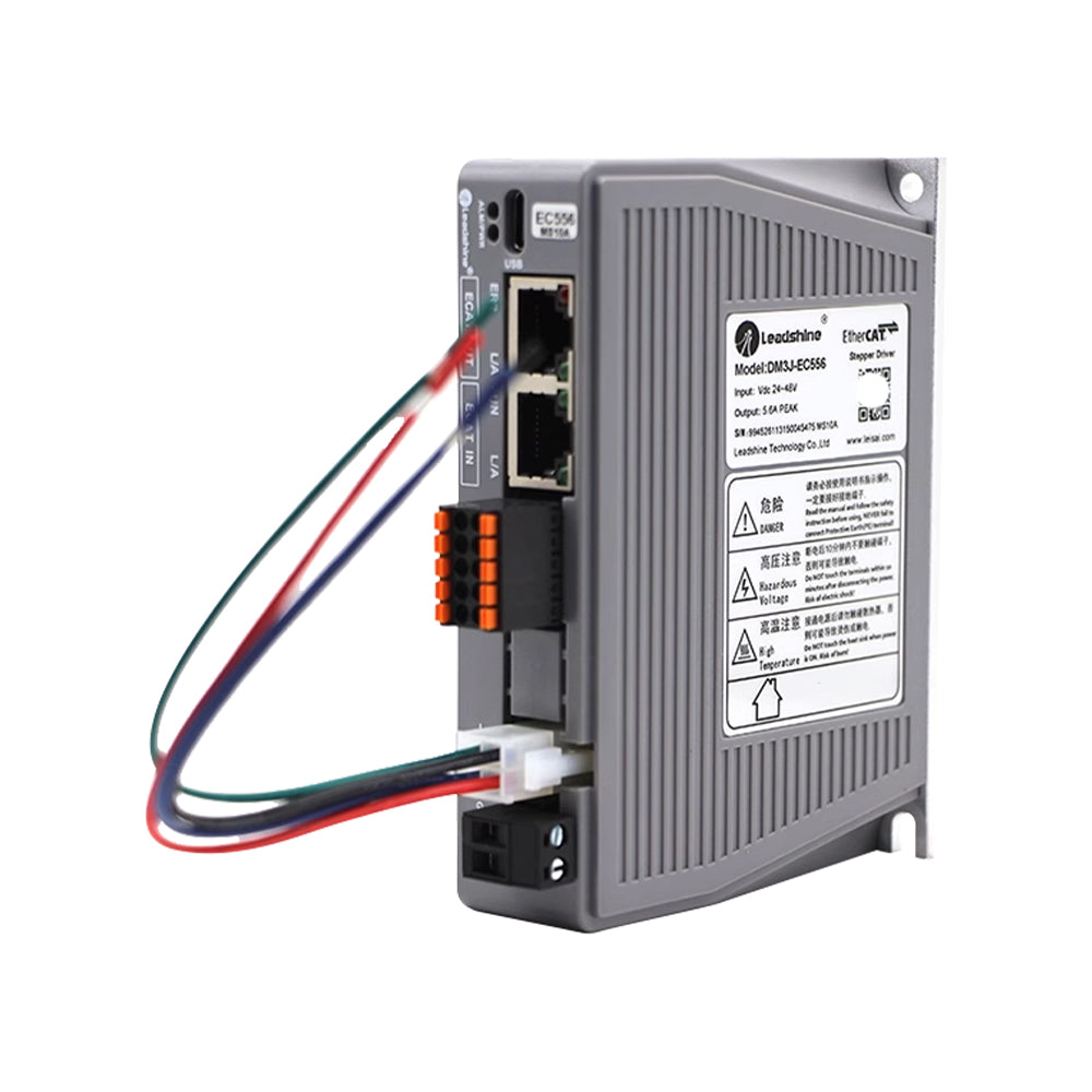 Leadshine DM3J Series EtherCAT Bus Stepper Driver EC522 EC556 EC570 EC882 20V To 50V 80V 2.2A 5.6A 7A 8.2A DC Suit For 42 57 60 Stepper Motor