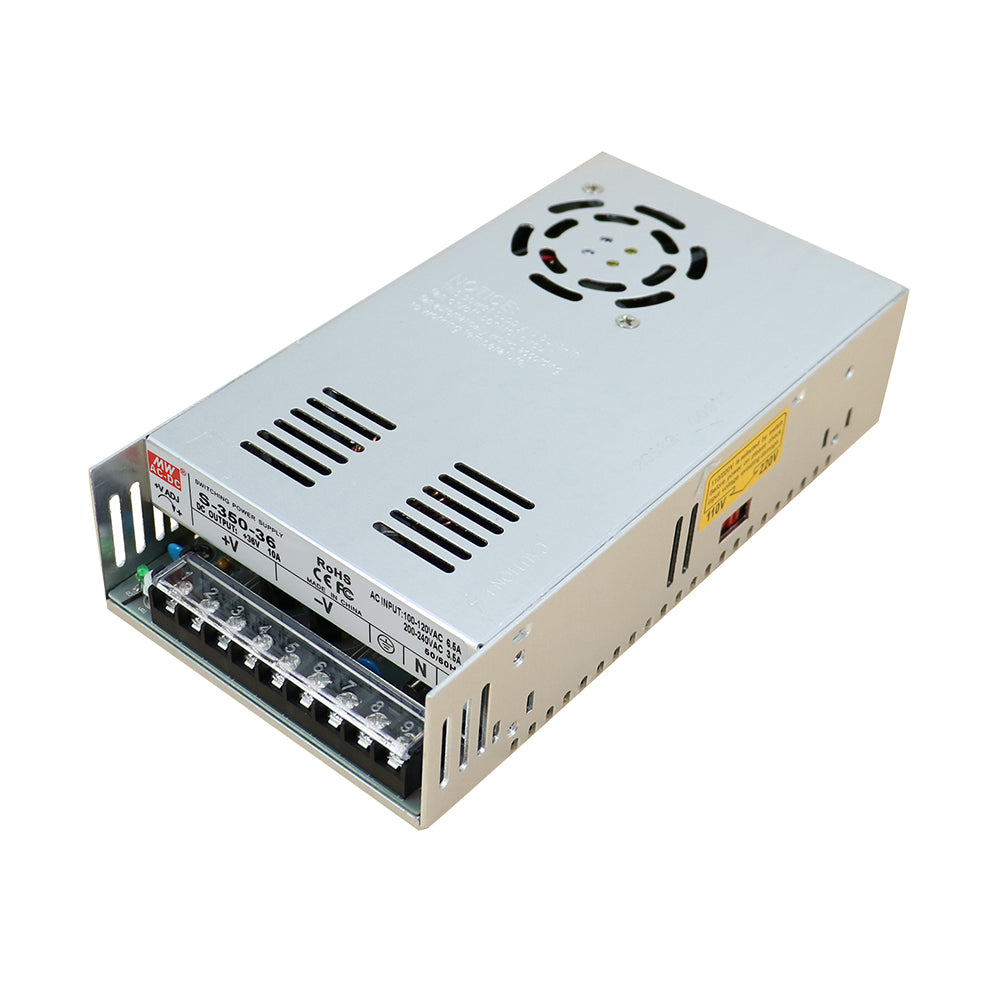 NEMA 23 stepper motor kit： 3 pcs DM542 4.0A driver + 3pcs 1.2Nm / 2Nm / 2.2Nm / 2.5Nm / 3Nm motor + 4 axis Mach3 software breakout board + power supply 350w 36V 9.7A for CNC Router