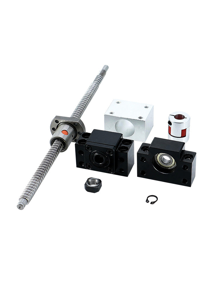Ball screw SFU2505 / SFU2510  + BK20 BF20 end support + DSG25H nut housing+coupler for cnc router