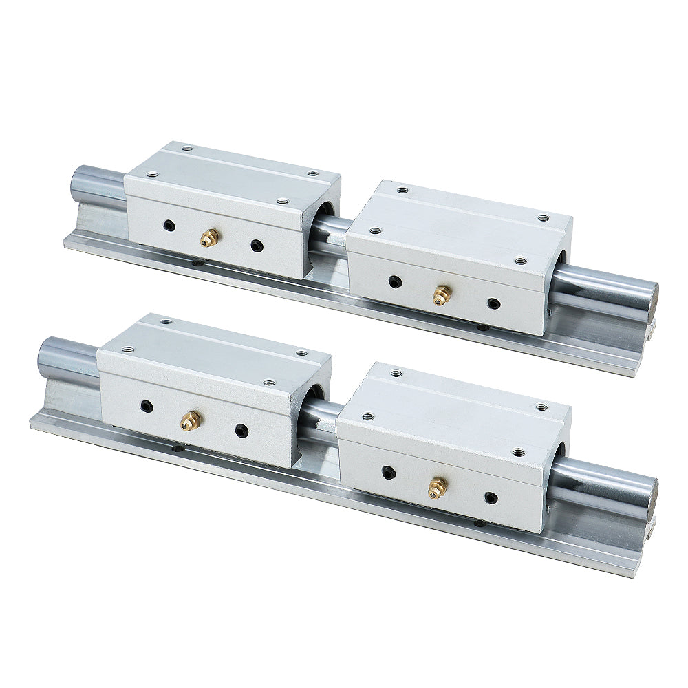 Linear support rails 2 pcs SBR20 linear guides + 4pcs SBR20UU / SBR20LUU block bearings  for CNC Router